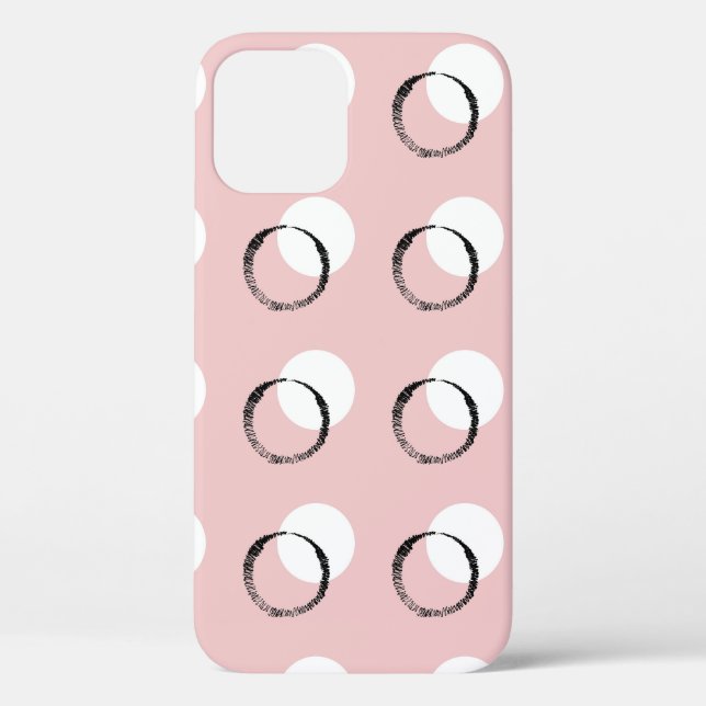 Coques Case-Mate iPhone Pointe Polka, motif polyvalent sans soudure (Verso)