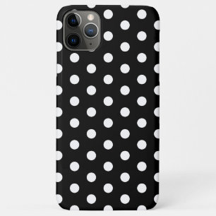 Case-Mate iPhone Case Pointe Polka Pastel noir et blanc