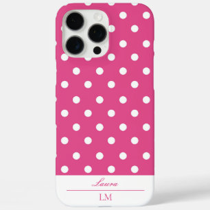 Coque iPhone 16 Pro Max Pointe rose Fille