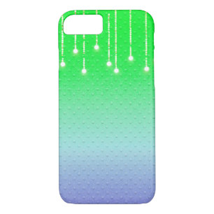 Coque iPhone 8/7 pointes en relief avec chaîne lumineuse