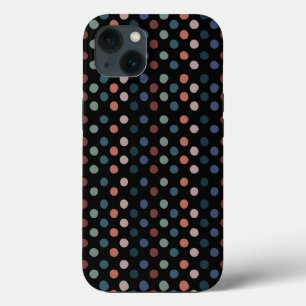 Case-Mate iPhone Case Points colorés sur Arrière - plan noir