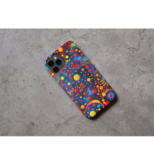 Coque Case-Mate iPhone Points Cosmiques Liquides Vibrants Art Espace Abst