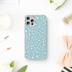 Case-Mate iPhone Case Points Dalmatiens Bleus, Points Dalmatiens, Impres