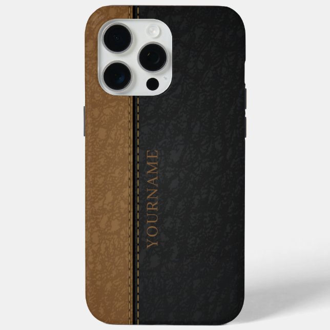 Coques Case-Mate iPhone Points de cuir faux (Verso)