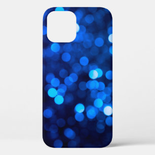 Case-Mate iPhone Case Points de lumière bleue abstraits