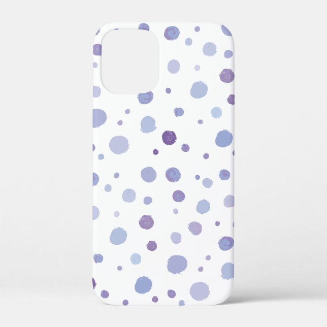 Coques Case-Mate iPhone points de polka peints à la main (Verso)