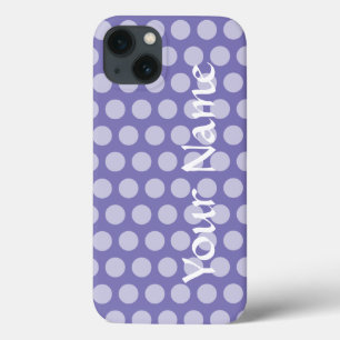Etui iPhone 13 Points d'humeur violet marocain