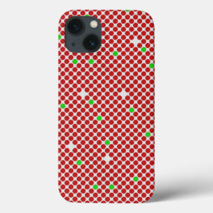 Etui iPhone Case-Mate Points Diagonal Motif graphique en diagonale Rouge