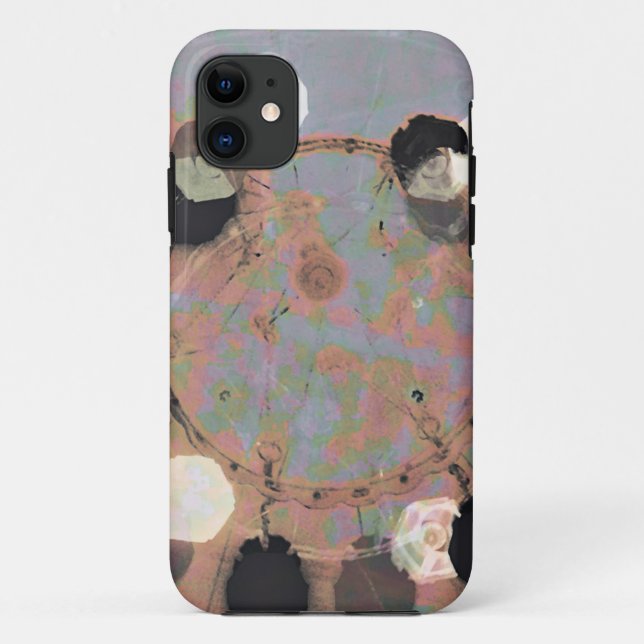 Coques Case-Mate iPhone Points noirs blancs style grunge art numérique uni (Dos)