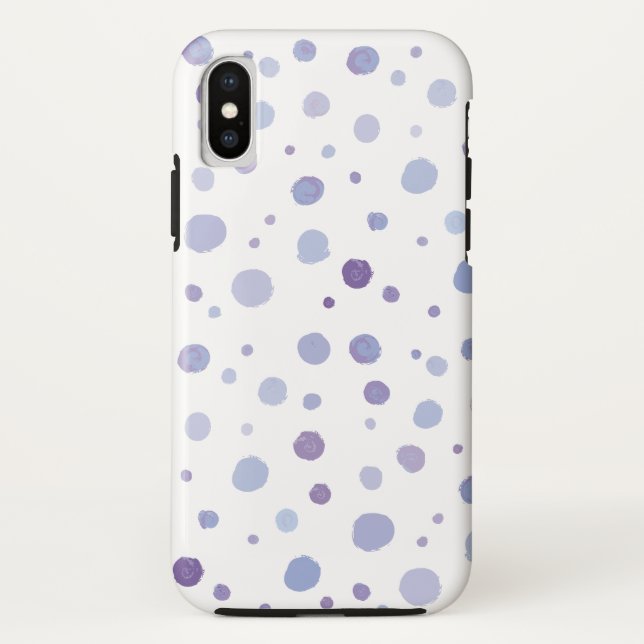 Coques Case-Mate iPhone points noirs peints à la main (Dos)