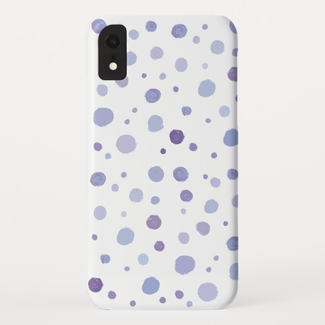 Coques Case-Mate iPhone points noirs peints à la main (Dos)