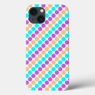 Case-Mate iPhone Case Points rétro multicolores grands des années soixan