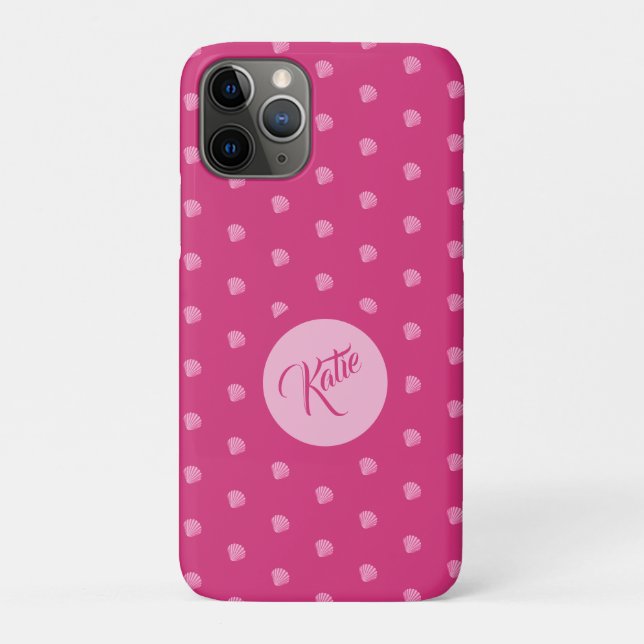 Coques Case-Mate iPhone Points roses-Coquillages- (Dos)