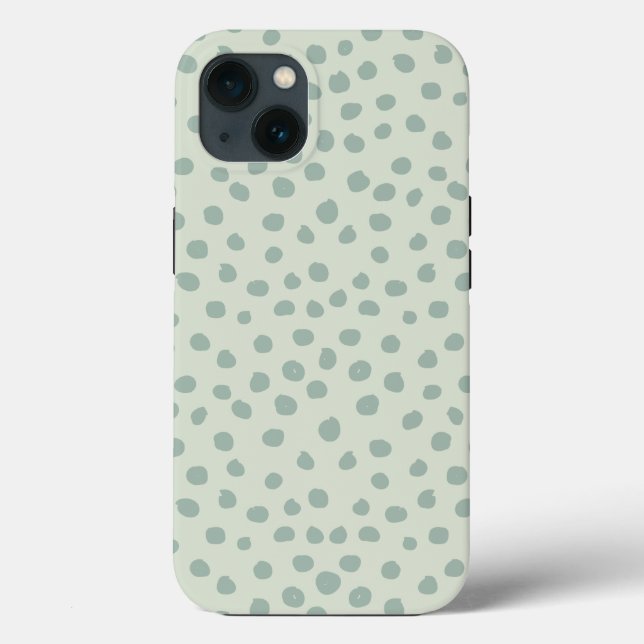 Coques Case-Mate iPhone Points Sage Green (Verso)