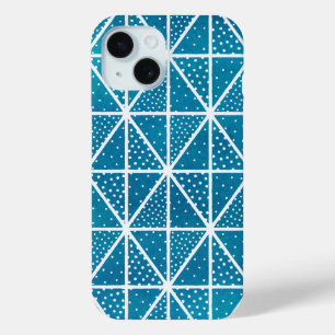 Coque Case-Mate iPhone Points triangulaires modernes de Motif géométrique