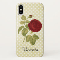 Pois antique de parchemin de rose rouge