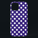 Etui iPhone Case-Mate Pois blancs sur bleu foncé<br><div class="desc">Pois blancs sur bleu foncé</div>