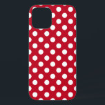 Case-Mate iPhone Case Pois blancs sur rouge<br><div class="desc">Pois blancs sur rouge</div>