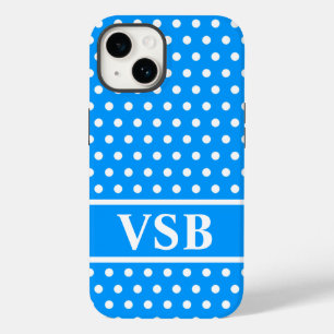 Coque Case-Mate iPhone Pois bleu clair