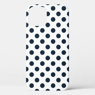 Coque Case-Mate iPhone Pois bleu marine foncé