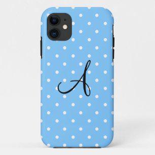 Coques Pour iPhone Pois bleu pastel