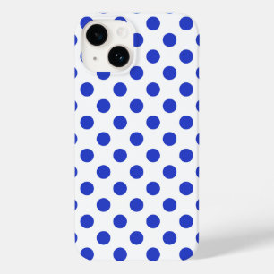 Coque Case-Mate iPhone Pois bleu royal