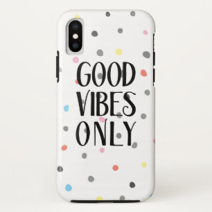 Case-Mate iPhone Case Pois coloré Good Vibes seulement