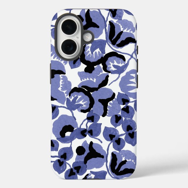 Coques Case-Mate iPhone Pois de Senteur (Pervenche) Beaux-arts (Verso)