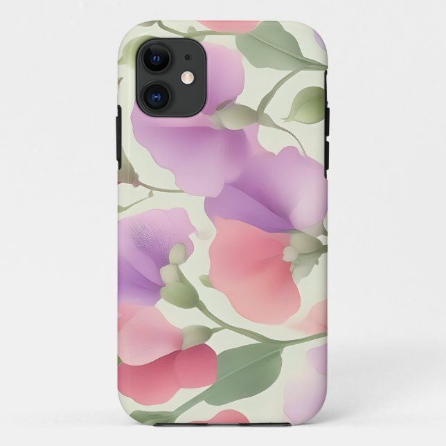 Coques Case-Mate iPhone Pois doux Charming Retro Pastel (Dos)