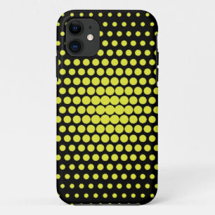 Etui iPhone Case-Mate Pois jaune sur le noir