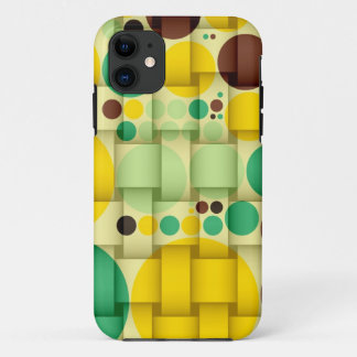 Case-Mate iPhone Case Pois jaune, vert texture transparente 2