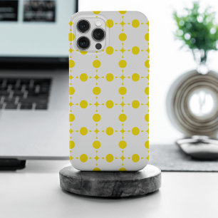 Coque Case-Mate iPhone Pois Jaunes, Motif Polka Dot, Points, Pots