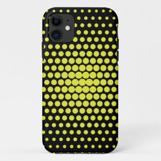 Etui iPhone Case-Mate Pois jaunes sur noir