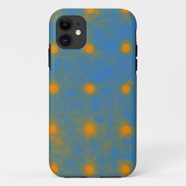 Coques Case-Mate iPhone Pois mignon sale jaune (Dos)
