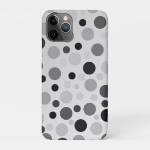 Case-Mate iPhone Case Pois Noirs Et Gris,