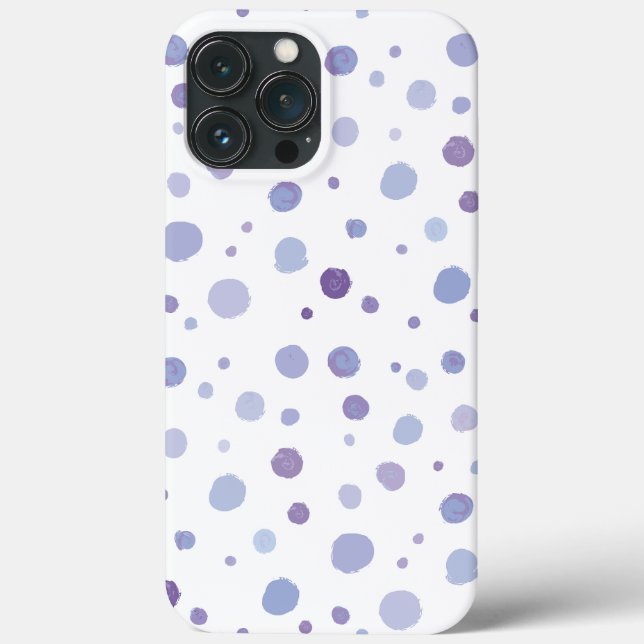 Coques Case-Mate iPhone pois peint à la main (Verso)