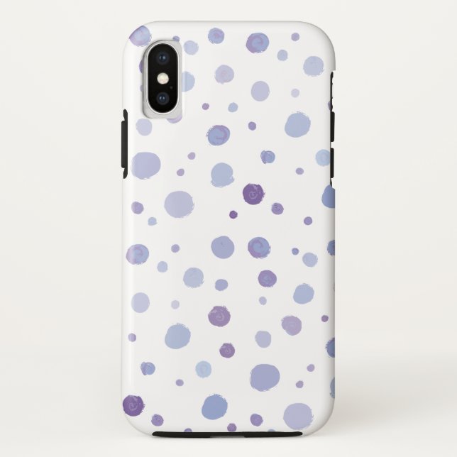 Coques Case-Mate iPhone pois peint à la main (Dos)