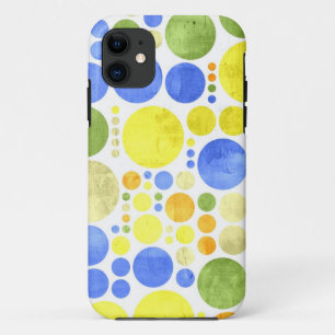 Coques Pour iPhone Pois rétro Abstraits   Peinture Abstraite