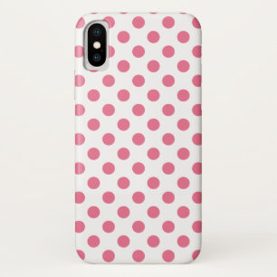 Coque Case-Mate Pour iPhone Pois rose et blanc