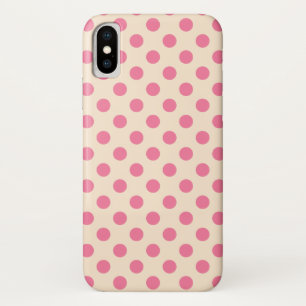 Coque Case-Mate iPhone Pois roses à la crème