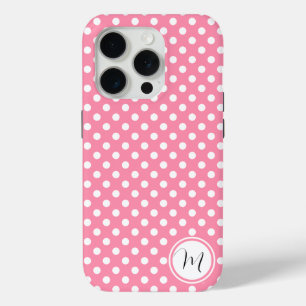 Coque Case-Mate iPhone Pois roses et blancs