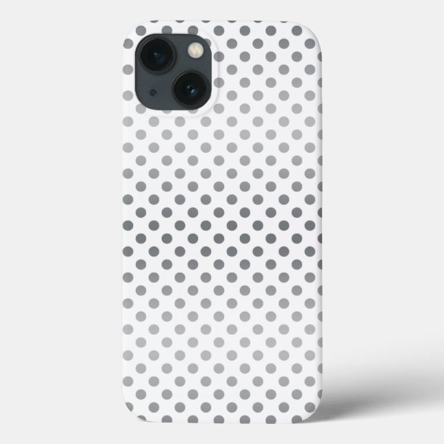 Coques Case-Mate iPhone Pois Silver Gradient par Shirley Taylor (Verso)