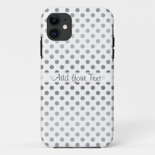 Coques Pour iPhone Pois Silver Gradient par Shirley Taylor