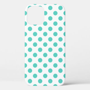 Coques Pour iPhone Pois turquoise
