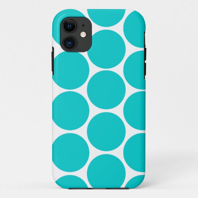 COQUES Case-Mate iPhone POIS TURQUOISE D'AMUSEMENT GIRLY GRAND (Dos)
