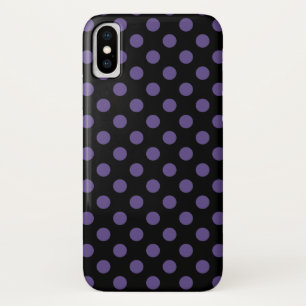 Case-Mate iPhone Case Pois ultra violets en noir