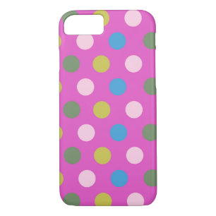 Etui iPhone Case-Mate Pois violets multicolores