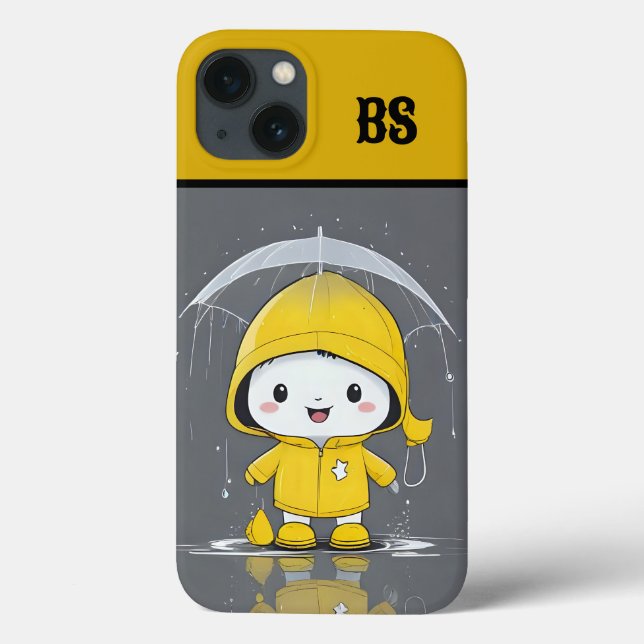 Coques Case-Mate iPhone Poisson amusant dans les bottes de pluie - Humour  (Verso)