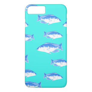 Case-Mate iPhone Case Poisson bleu turquoise