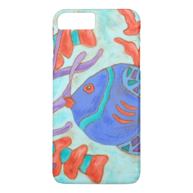 Coques Case-Mate iPhone Poisson de couleur pop (Dos)